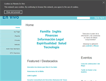 Tablet Screenshot of planetaenvivo.com